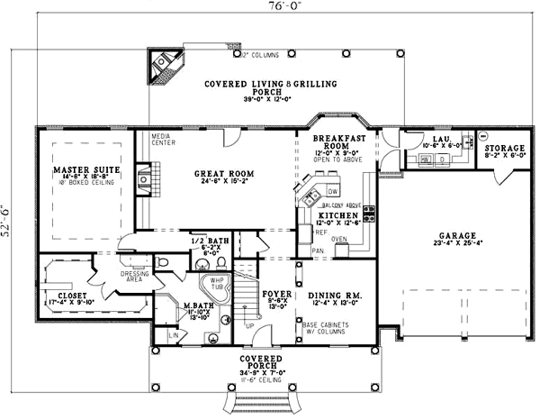 Main Floor Plan: 12-1086