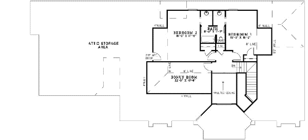 Upper/Second Floor Plan: 12-1087