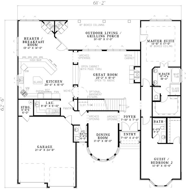 Main Floor Plan: 12-1088