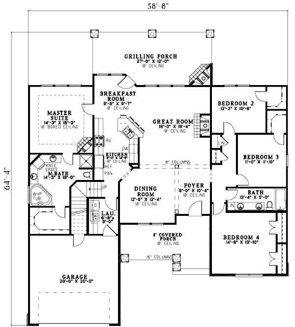 Main Floor Plan: 12-1089