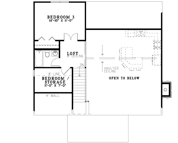 Upper/Second Floor Plan: 12-1091