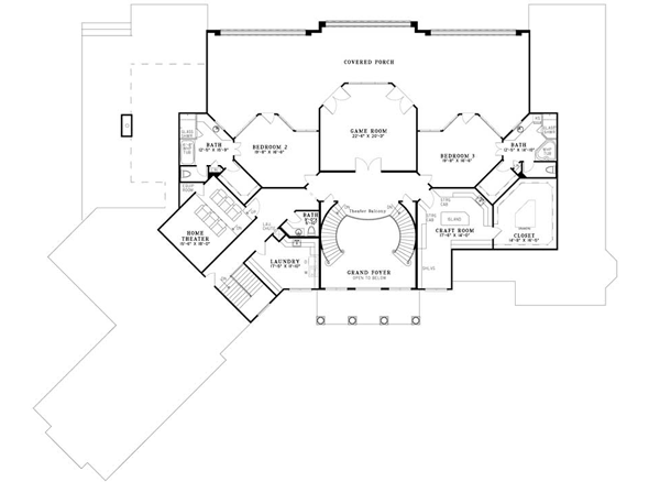 Upper/Second Floor Plan: 12-1092
