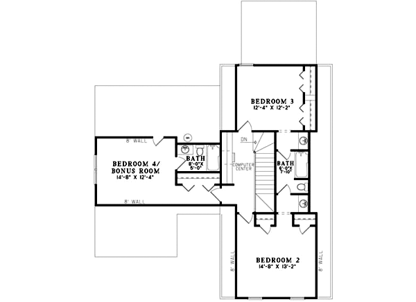 Upper/Second Floor Plan: 12-1093