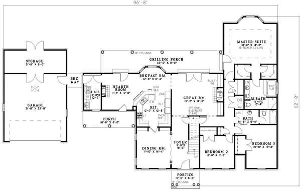 Main Floor Plan: 12-1095