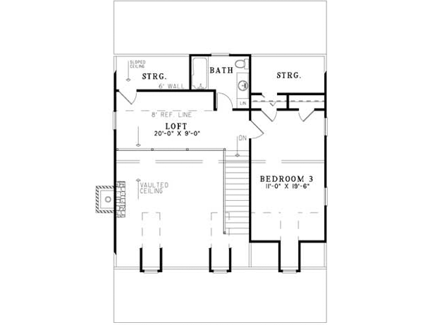 Upper/Second Floor Plan: 12-1097