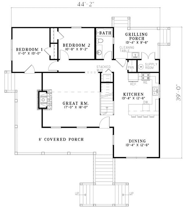 Main Floor Plan: 12-1098