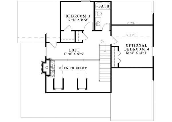 Upper/Second Floor Plan: 12-1098