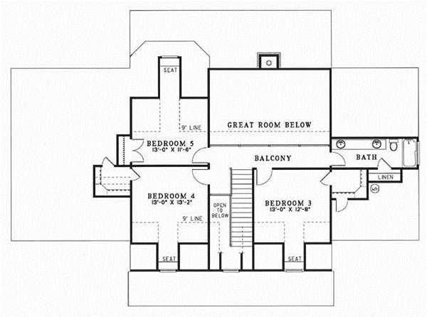 Upper/Second Floor Plan: 12-110
