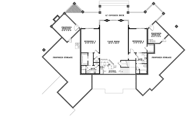 Lower Floor Plan: 12-1101