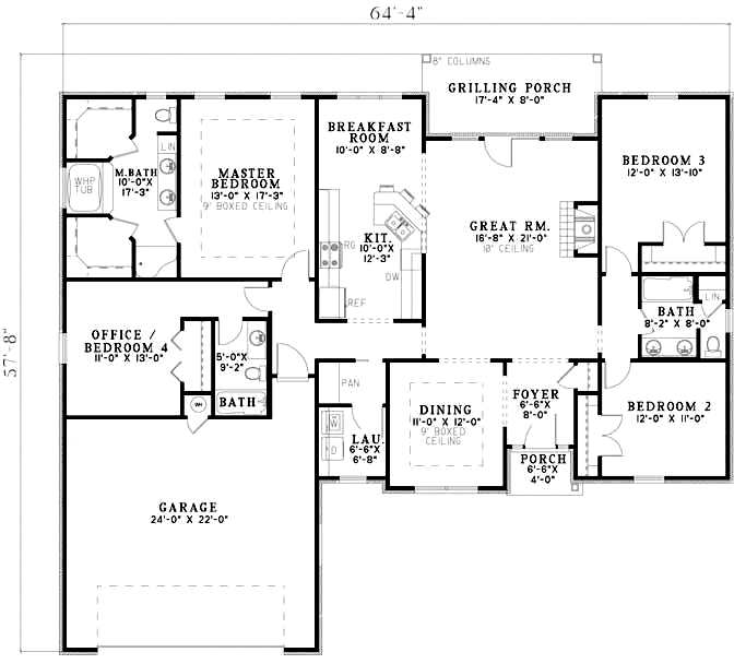 Main Floor Plan: 12-1103
