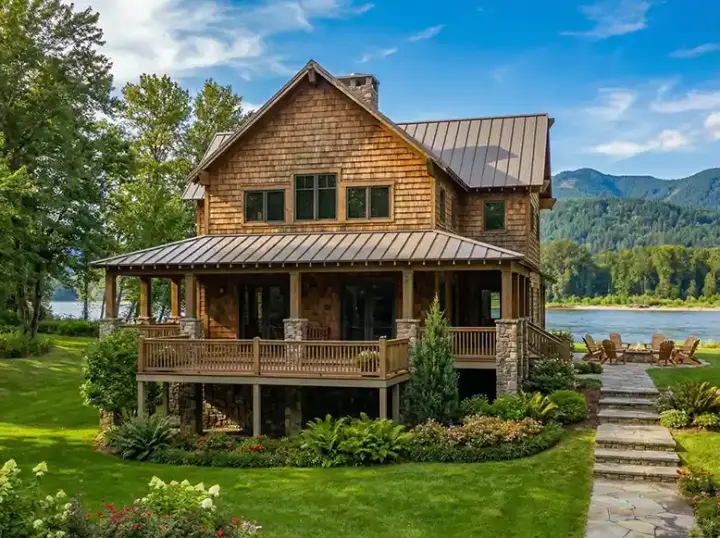 Country house plans 12-1104 - front exterior, 3,003 sq ft, 4 bed, 3 bath house plans | Monster House Plans