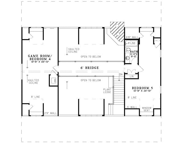 Upper/Second Floor Plan: 12-1107