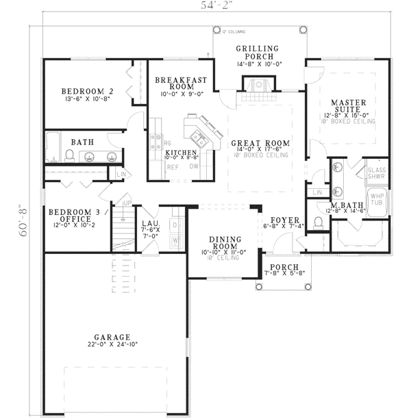 Main Floor Plan: 12-1112