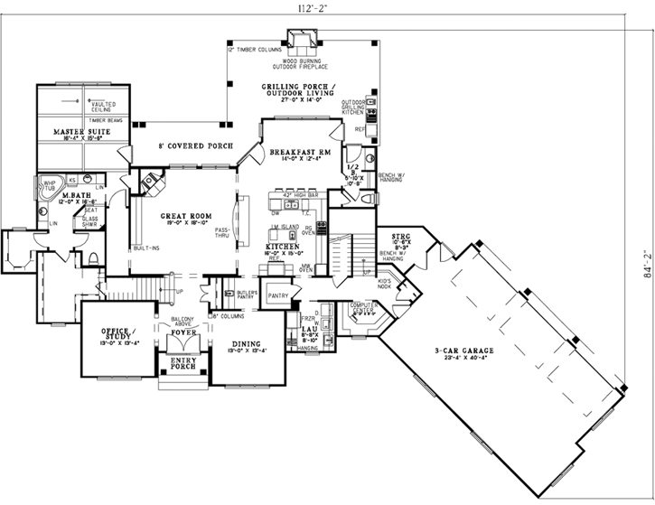 Main Floor Plan: 12-1116