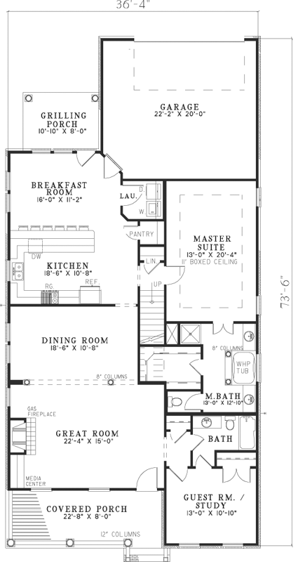 Main Floor Plan: 12-1118