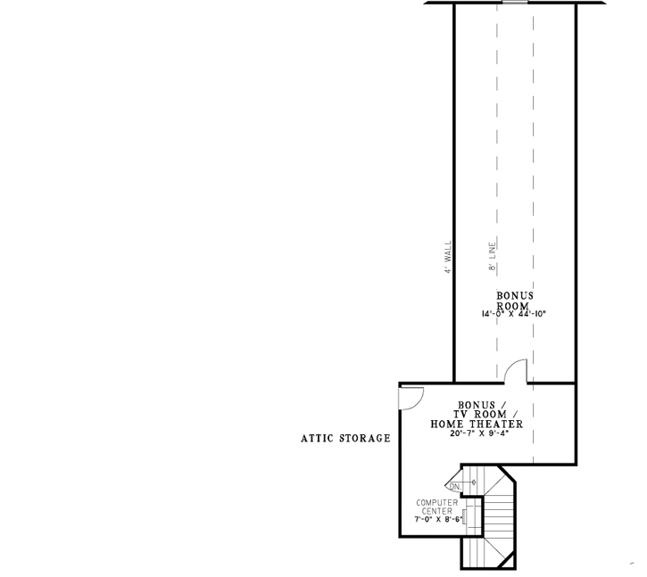 Upper/Second Floor Plan:12-1126