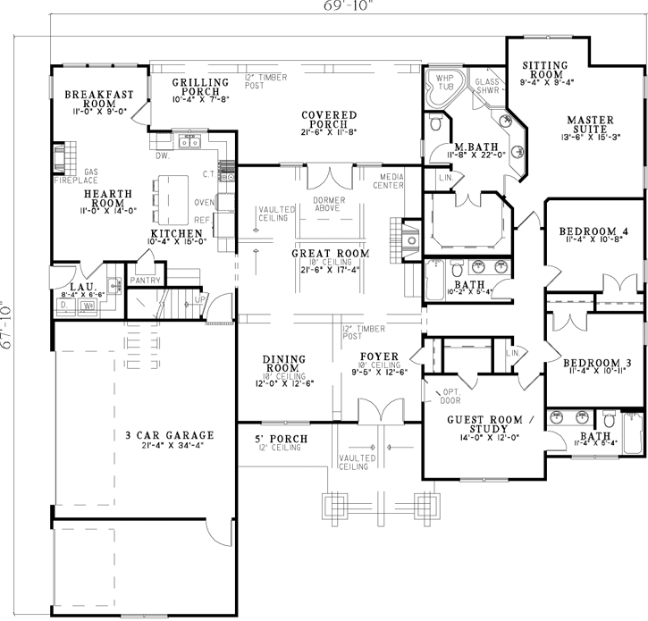 Main Floor Plan: 12-1128