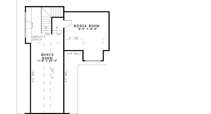 Upper/Second Floor Plan: 12-1128