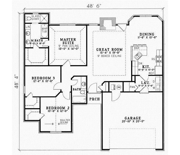 Main Floor Plan: 12-113