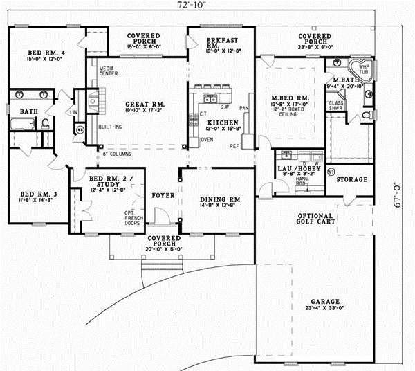 Main Floor Plan: 12-114
