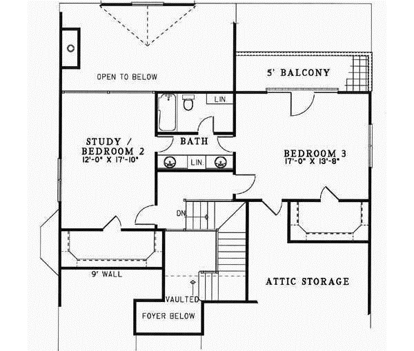 Upper/Second Floor Plan: 12-115