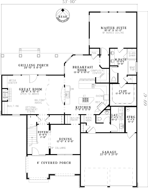 Main Floor Plan: 12-1152