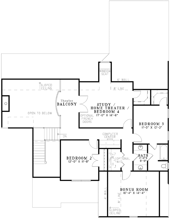 Upper/Second Floor Plan: 12-1152