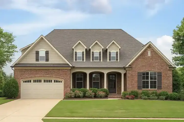 Southern house plans 12-1155 - front exterior, 2,083 sq ft, 4 bed, 2 bath house plans | Monster House Plans
