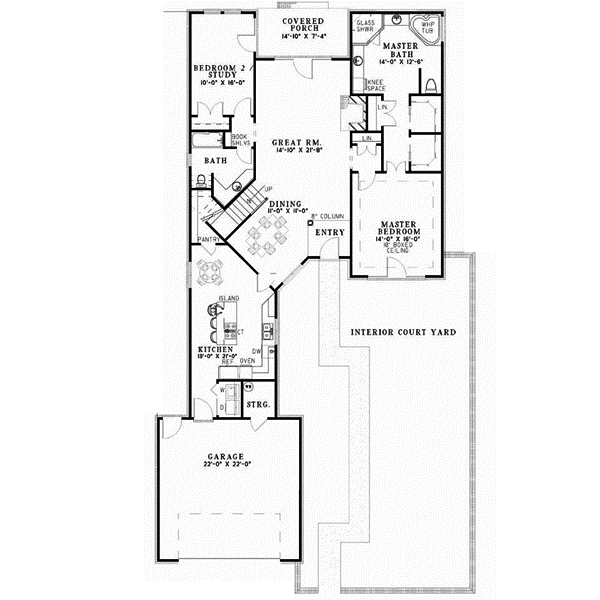 Main Floor Plan: 12-116