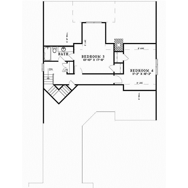 Upper/Second Floor Plan: 12-116