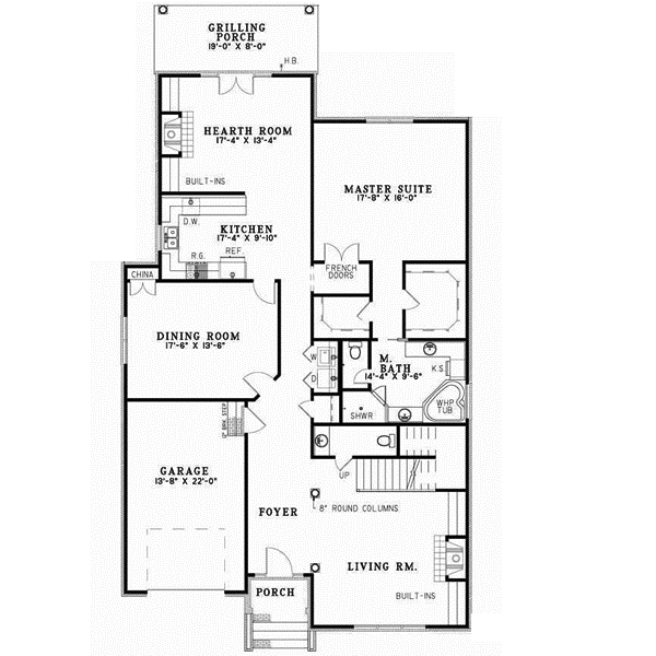 Main Floor Plan: 12-117
