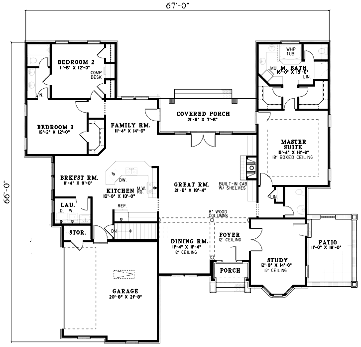 European Style Home Design 12-119