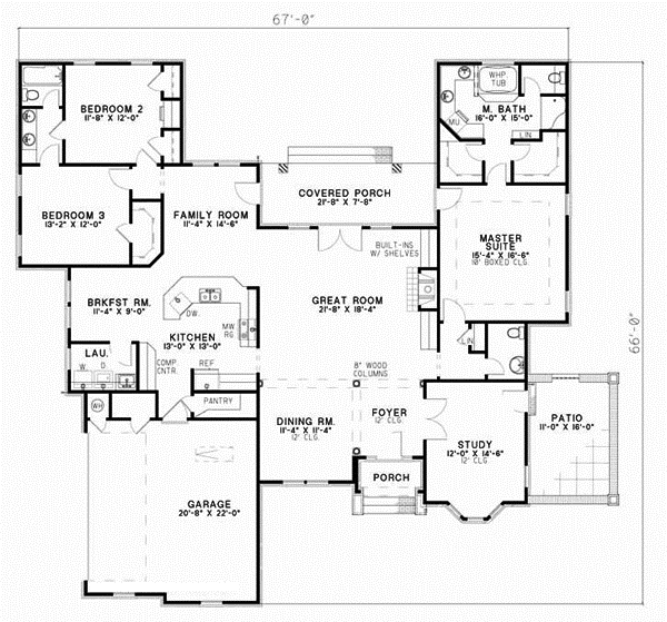 Main Floor Plan: 12-119