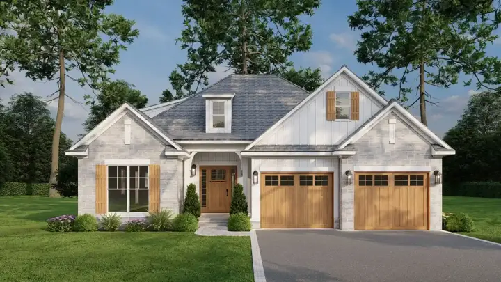 Country house plans 12-1196 - front exterior, 2,457 sq ft, 3 bed, 3 bath house plans | Monster House Plans