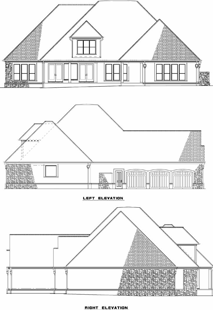 European House Plan 4 Bedrooms 4 Bath 3766 Sq Ft Plan 12 1207