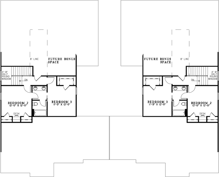 Upper/Second Floor Plan: 12-1210