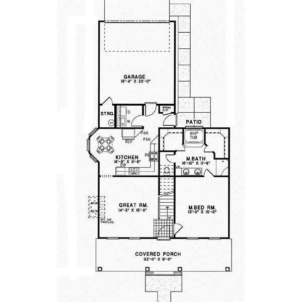 Main Floor Plan: 12-122