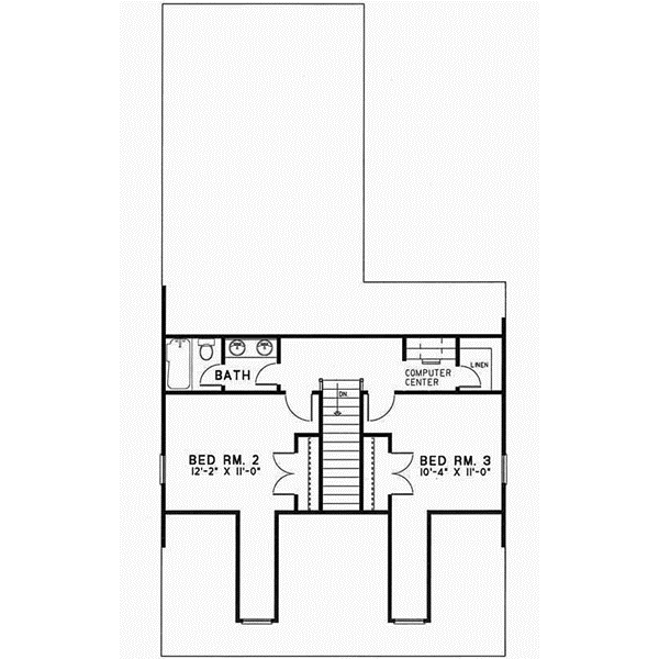 Upper/Second Floor Plan: 12-122