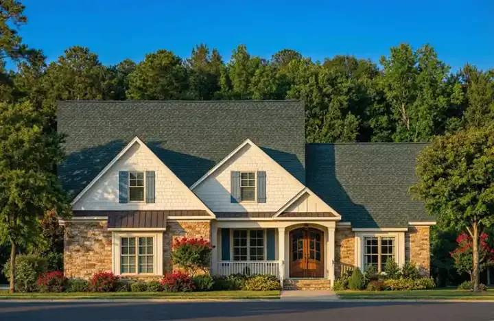 Southern house plans 12-1232 - front exterior, 2,652 sq ft, 4 bed, 2 bath house plans | Monster House Plans
