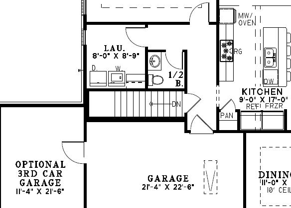 Traditional Style Floor Plans 12-1244