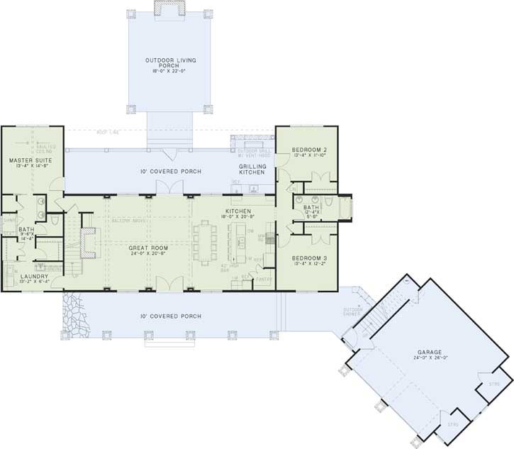 5 Bedroom Rustic House Plans