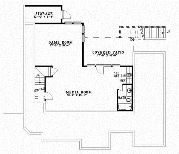 Lower Floor Plan: 12-126
