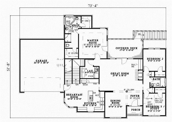Main Floor Plan: 12-126