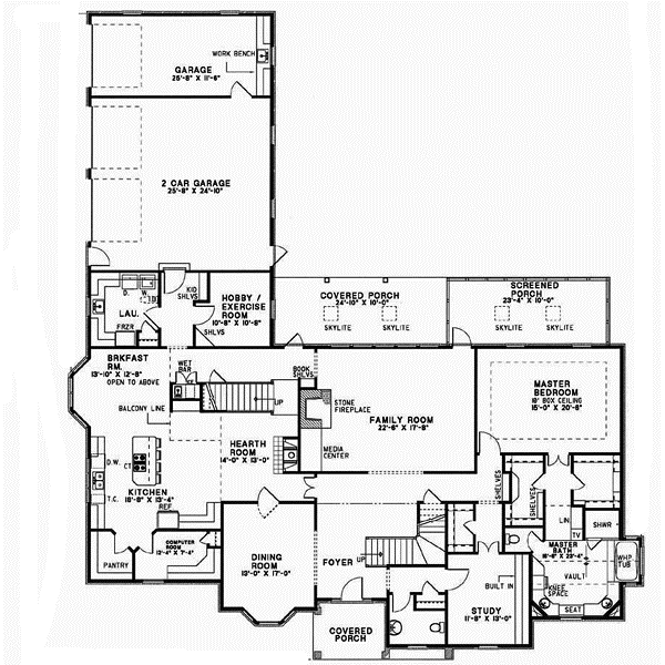 Main Floor Plan: 12-127