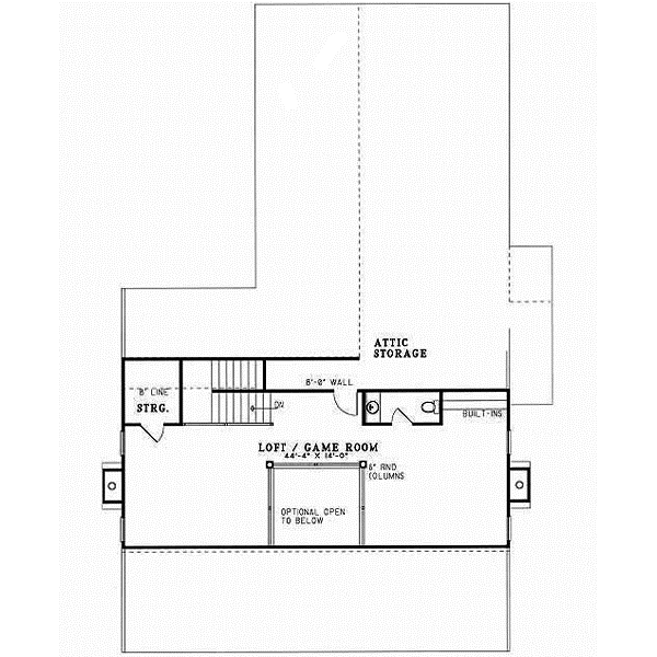 Upper/Second Floor Plan: 12-128