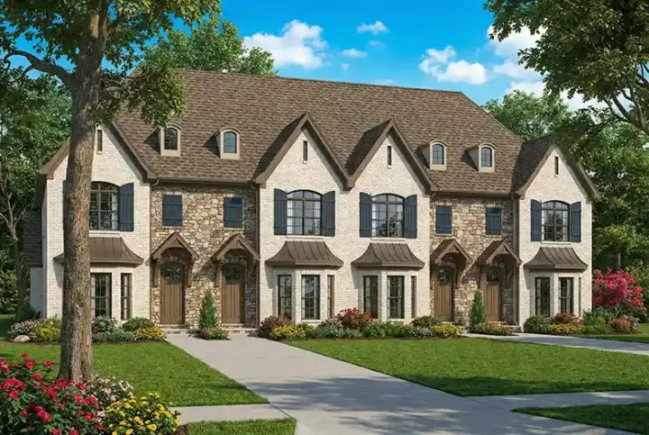 European house plans 12-1298 - front exterior, 6,408 sq ft, 2 bed, 2 bath house plans | Monster House Plans