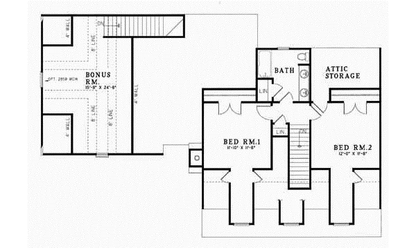 Upper/Second Floor Plan: 12-130
