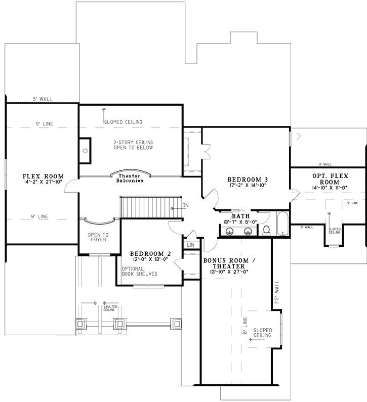 Upper/Second Floor Plan: 12-1323