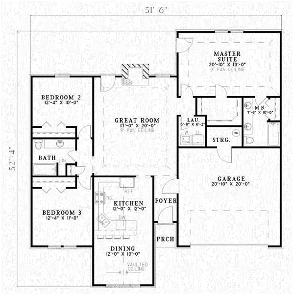 Main Floor Plan: 12-133