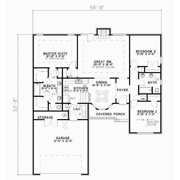 Main Floor Plan: 12-136